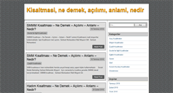 Desktop Screenshot of kisaltmasi.com